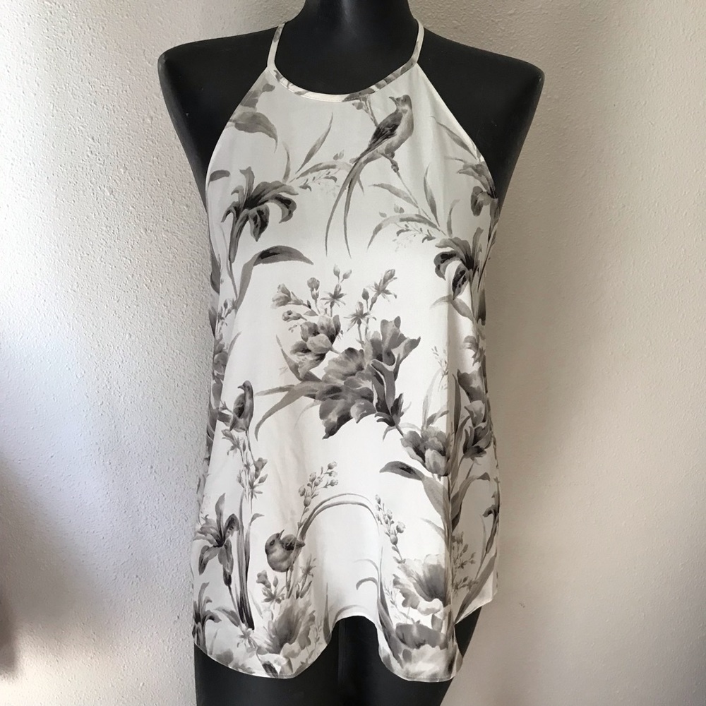 Ann Taylor LOFT floral top Medium petite